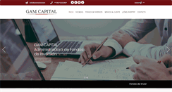 Desktop Screenshot of gamcapital.com